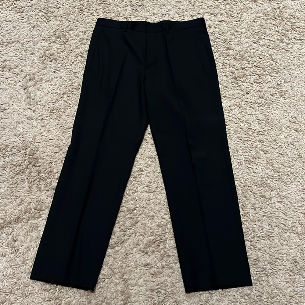 Prada Wool Dress Pants Slacks Black Size (IT) 50